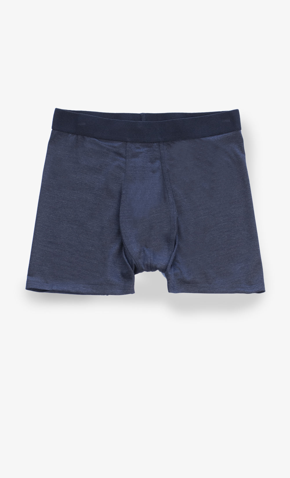 Black Heather Merino Boxer Shorts