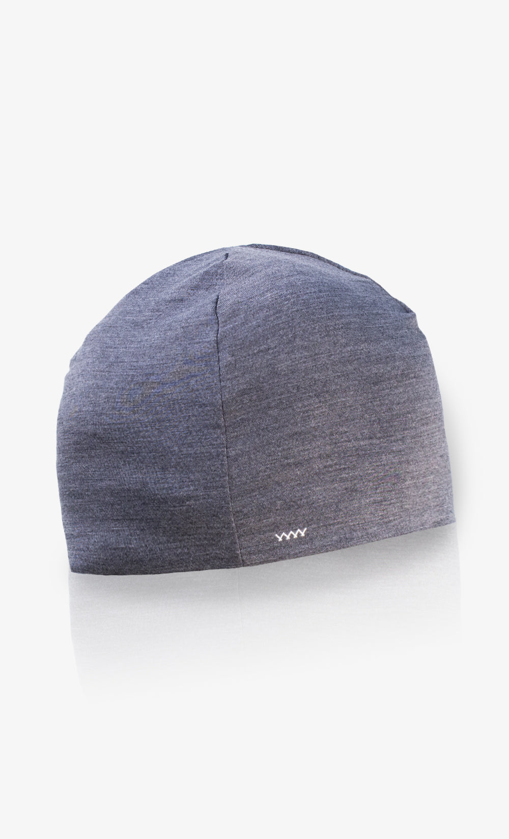 Beanie 100% Merino Wool Double Heather Grey