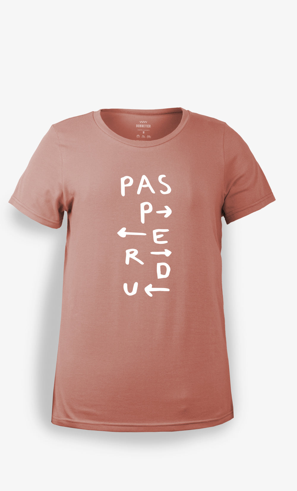 Women's T-shirt Peach - Pas Perdu