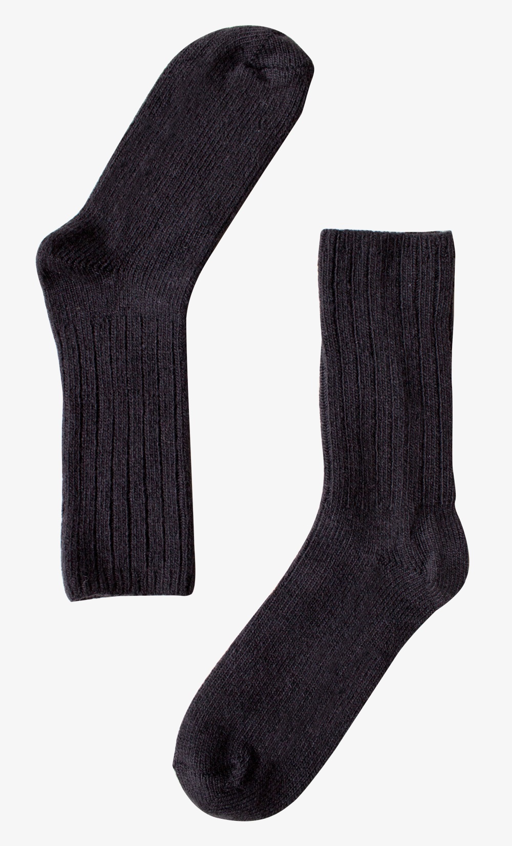 Lamb and Merino wool Socks - Black