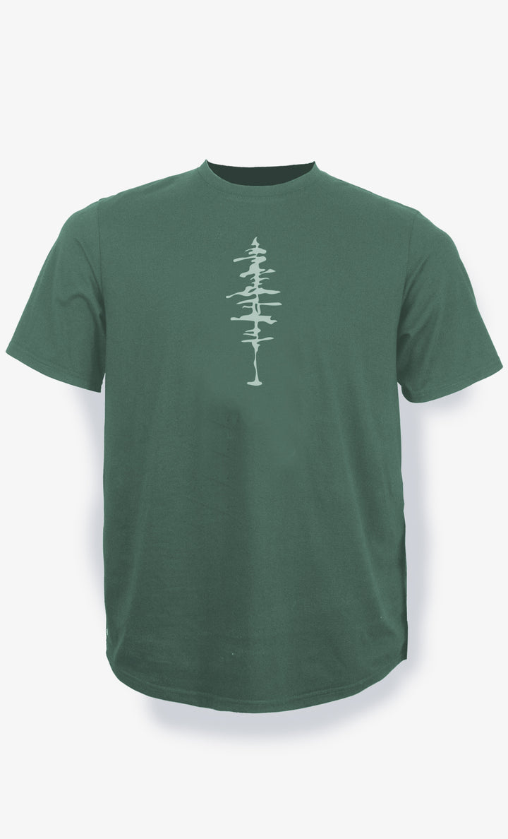 T-Shirt Homme Vert -Arbre fluide