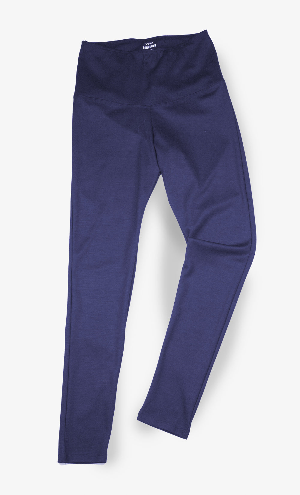 Women's High Waist Navy Merino Leggings - Ultra Warm