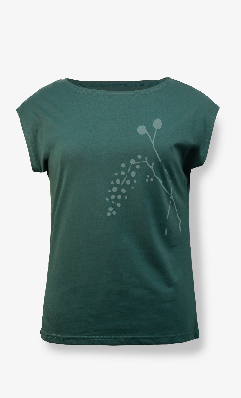 T-Shirt Femme couleur Vert Foncé - Brindille