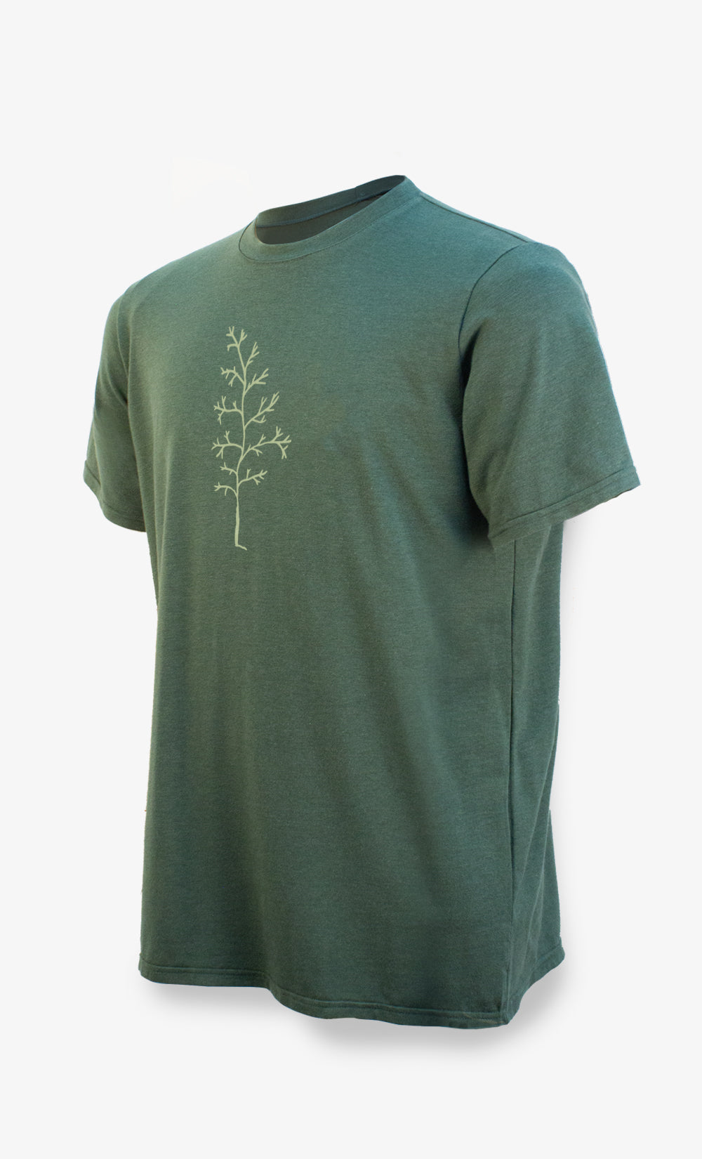 Men's T-Shirt Heather Green - North