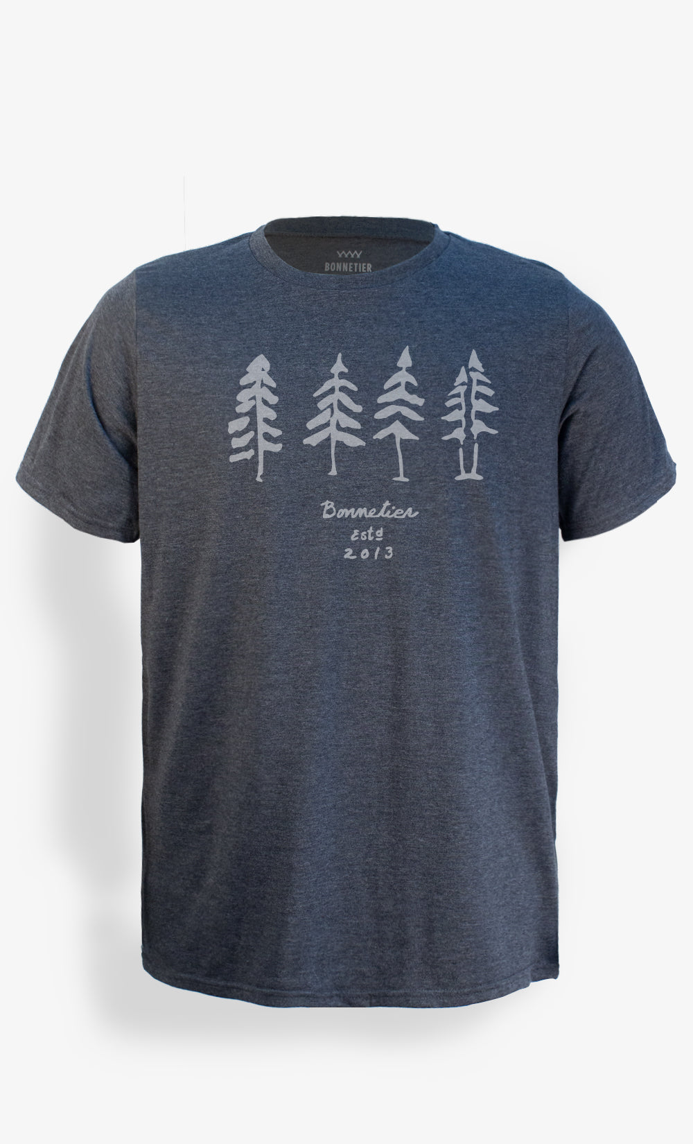 Men's Charcoal T-Shirt - Four Trees