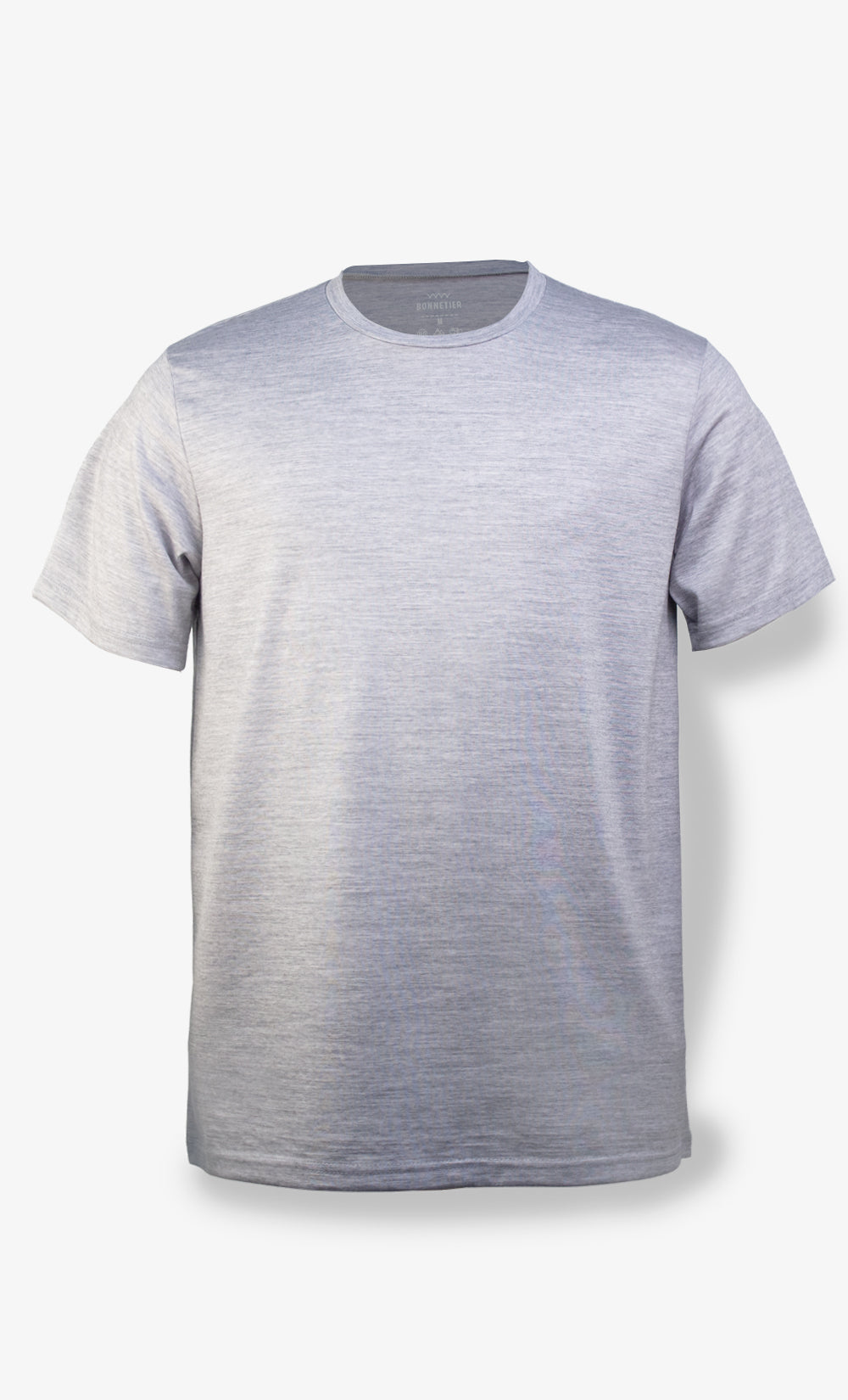 Men's Ultra-Light Athletic Grey Merino Wool T-Shirt