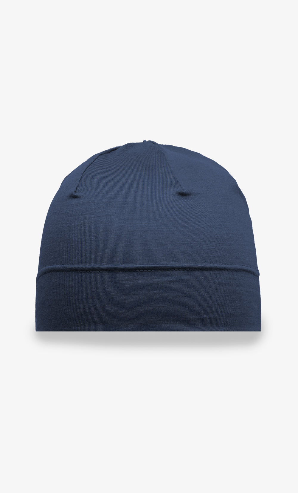 Bonnet Army Hat en laine mérinos bleu marine, léger et extensible, fabriqué au Canada.