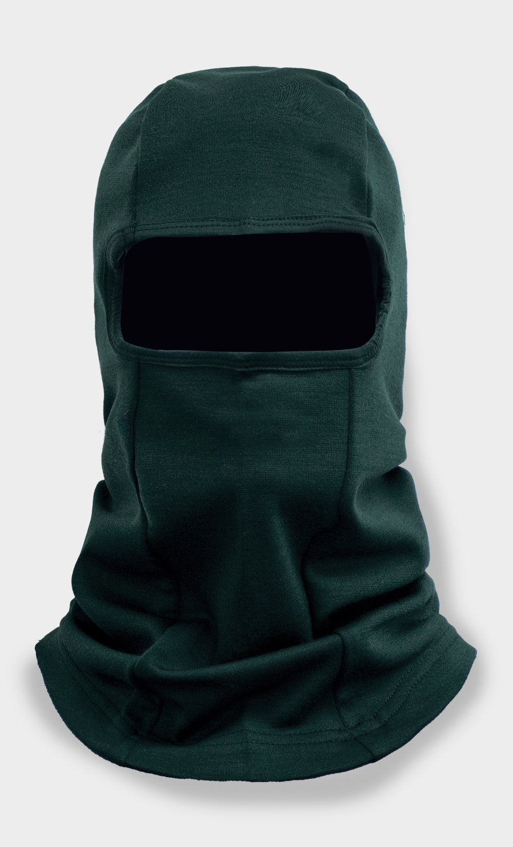 Cagoule Mérinos Brossé, Vert Foncé, Fabriué au Canada par Bonnetier