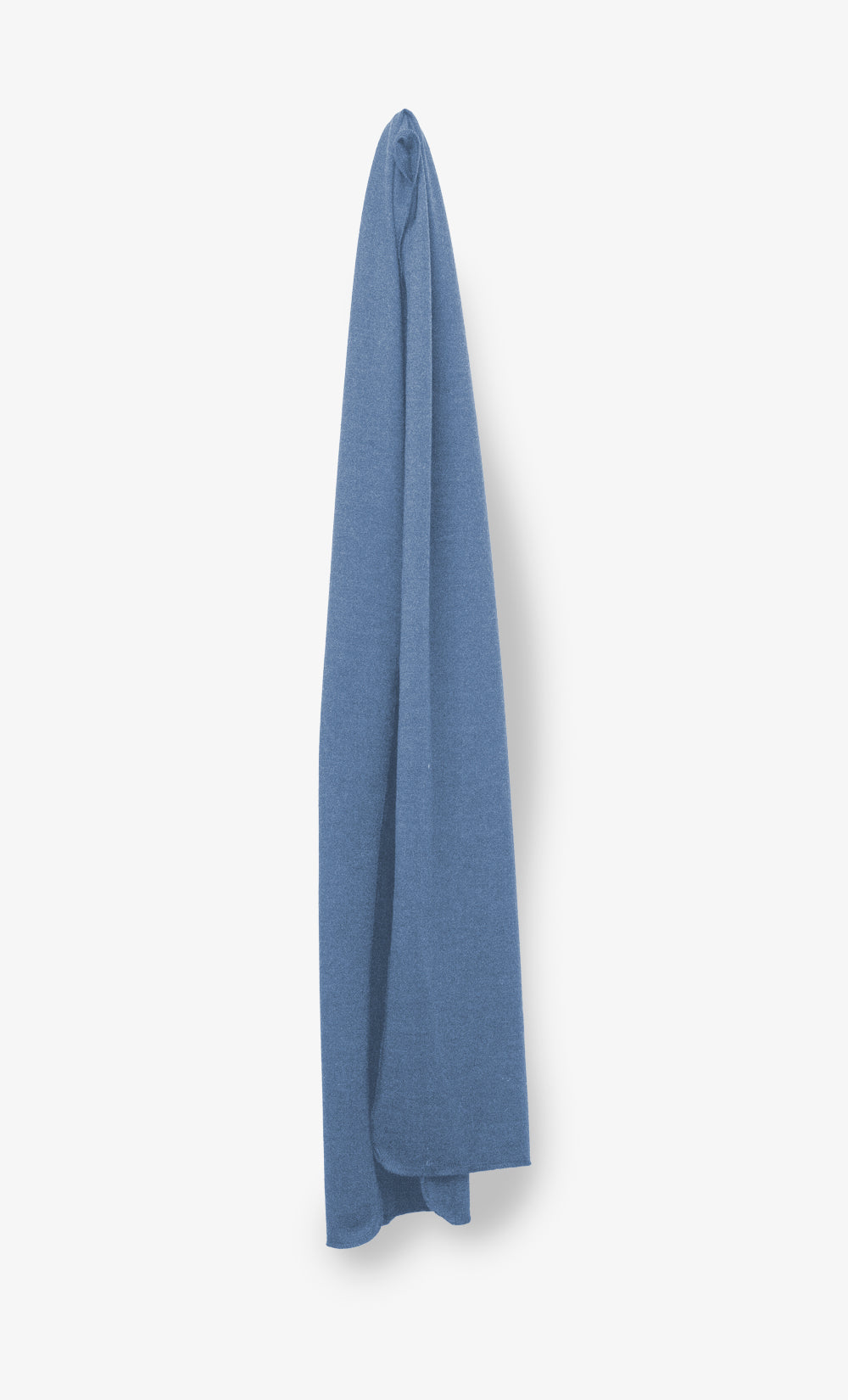 Scarf 100% Merino Flannel - Heather Blue