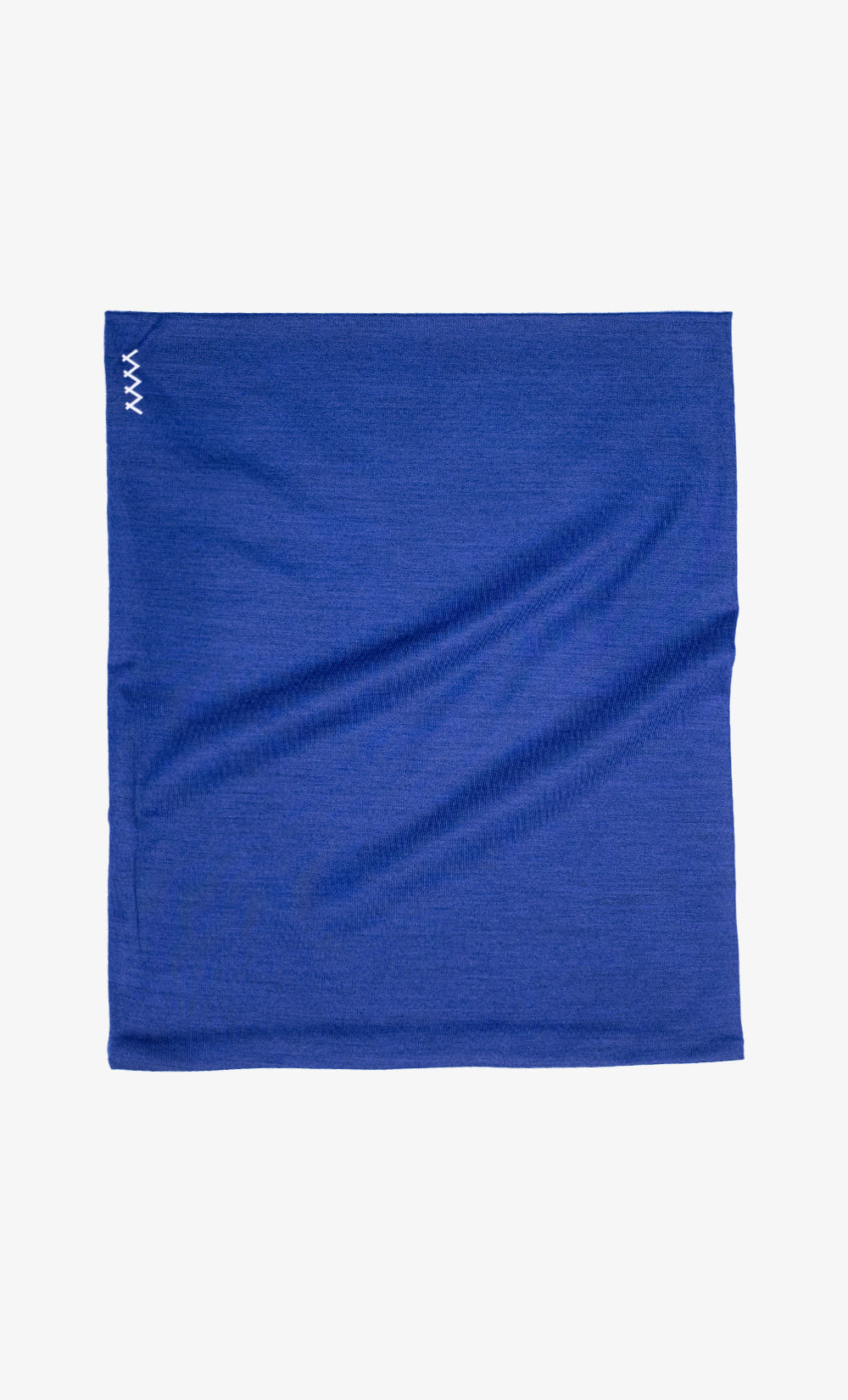 Double-Layer 100% Merino Neck Warmer - Heathered Blue 