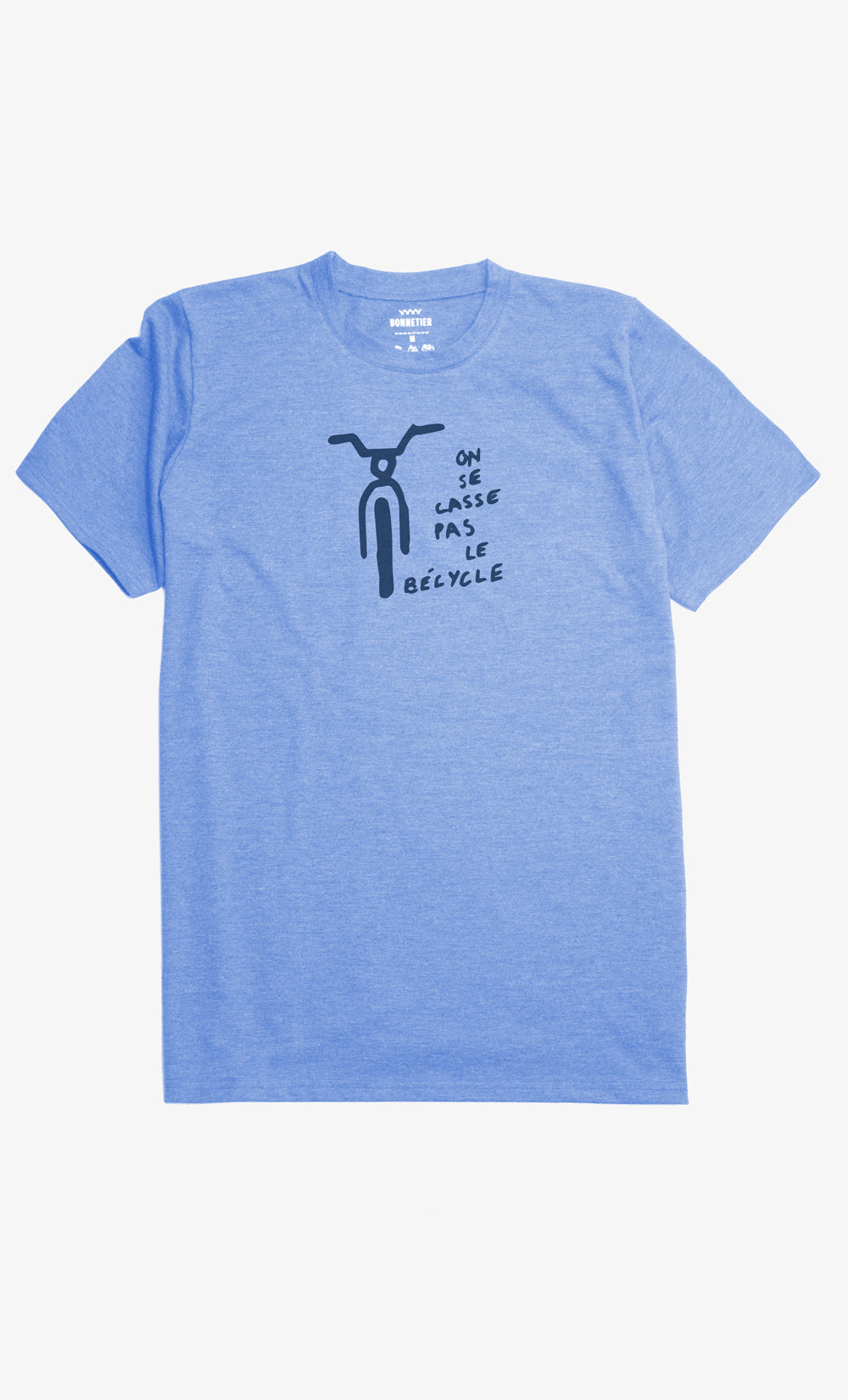 Men's T-shirt - BÉCYCLE - Powder Blue