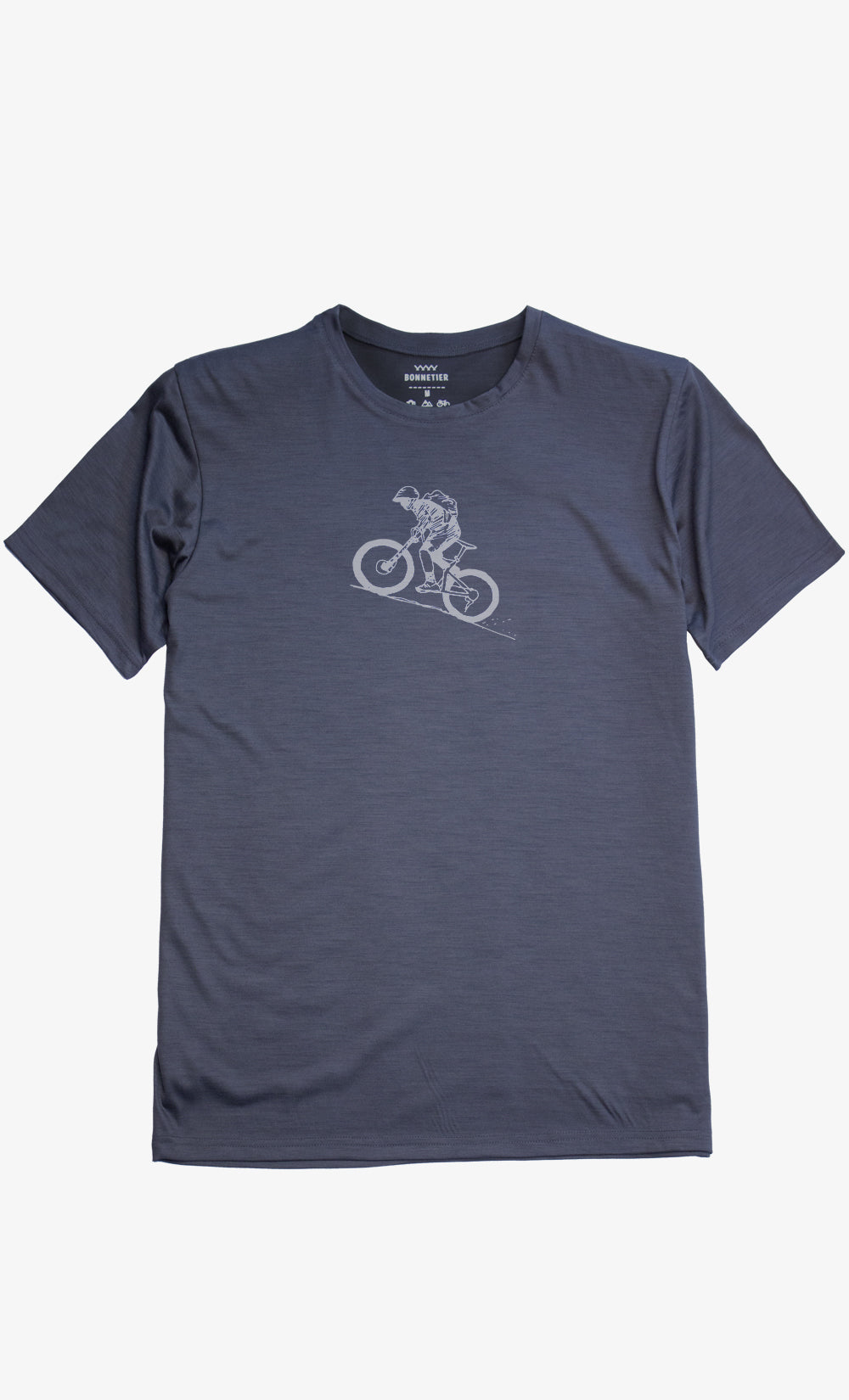 Men's  Merino  Ultra Light T-Shirt Heather Gray - Up Hill